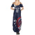 USA Rugby 2024 Custom Summer Maxi Dress GO Eagles Assemble - Blue Version