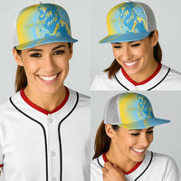 Saint Lucia Cricket Baseball Net Cap The Roaring King - Wonder Print Shop