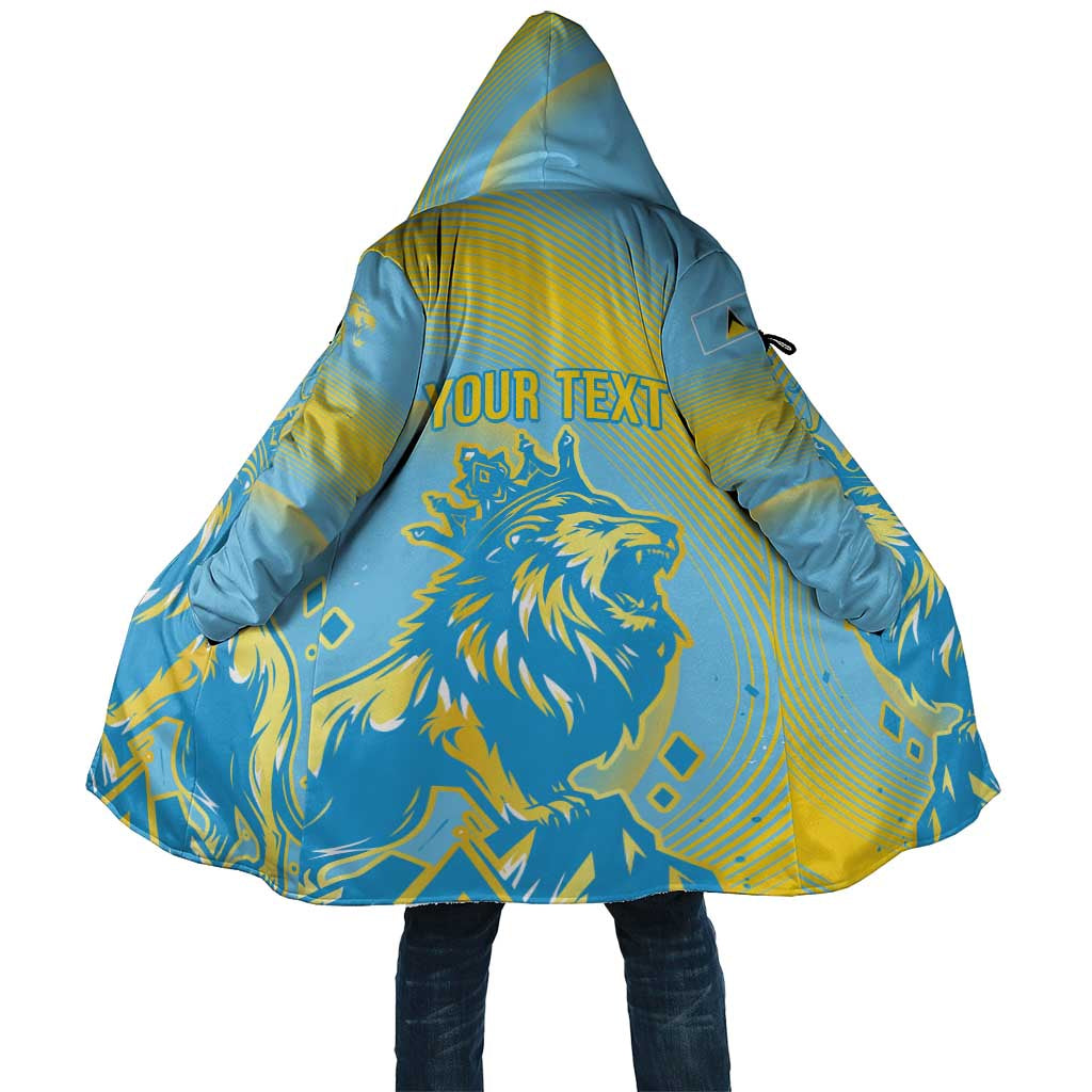 Saint Lucia Cricket Personalized Cloak The Roaring King - Wonder Print Shop