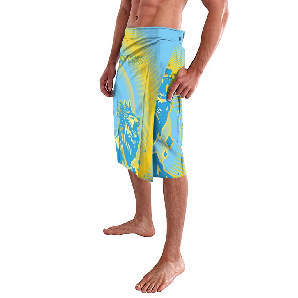 Saint Lucia Cricket Personalized Lavalava The Roaring King - Wonder Print Shop
