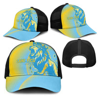 Saint Lucia Cricket Mesh Trucker Cap The Roaring King - Wonder Print Shop