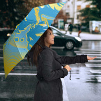 Saint Lucia Cricket Personalized Umbrella The Roaring King - Wonder Print Shop