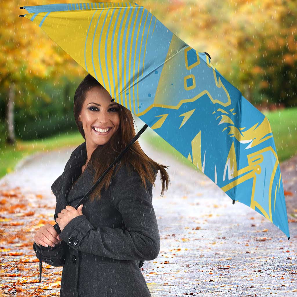 Saint Lucia Cricket Personalized Umbrella The Roaring King - Wonder Print Shop