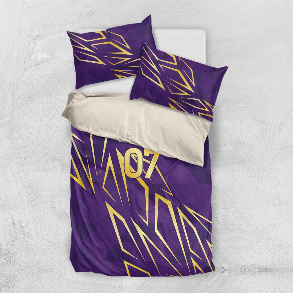 Trinbago Cricket Custom Bedding Set TKR Quadruple Champion - Wonder Print Shop