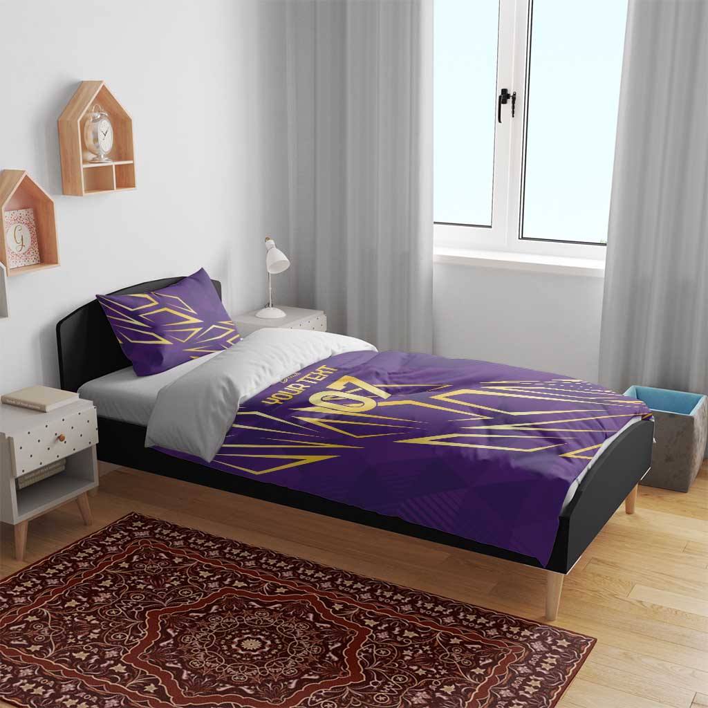 Trinbago Cricket Custom Bedding Set TKR Quadruple Champion - Wonder Print Shop