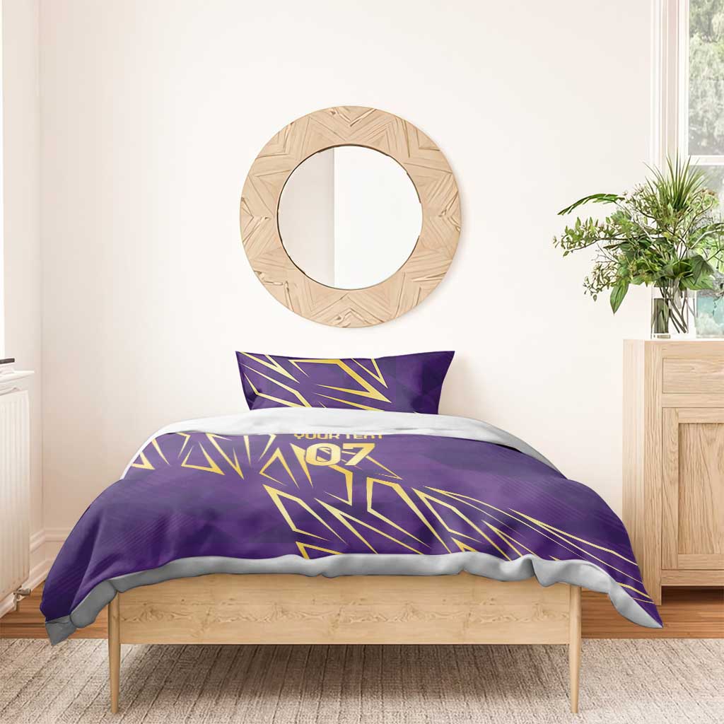 Trinbago Cricket Custom Bedding Set TKR Quadruple Champion - Wonder Print Shop