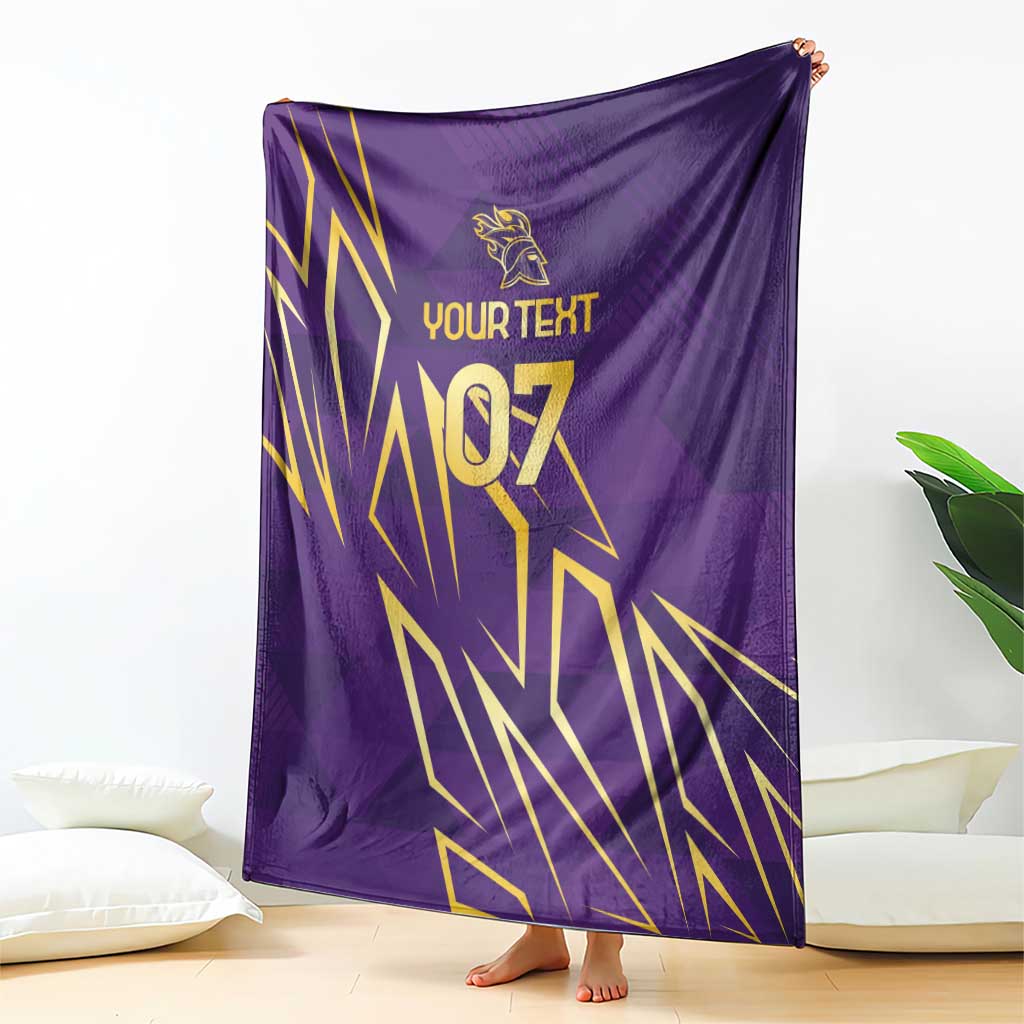 Trinbago Cricket Custom Blanket TKR Quadruple Champion - Wonder Print Shop