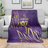 Trinbago Cricket Custom Blanket TKR Quadruple Champion - Wonder Print Shop