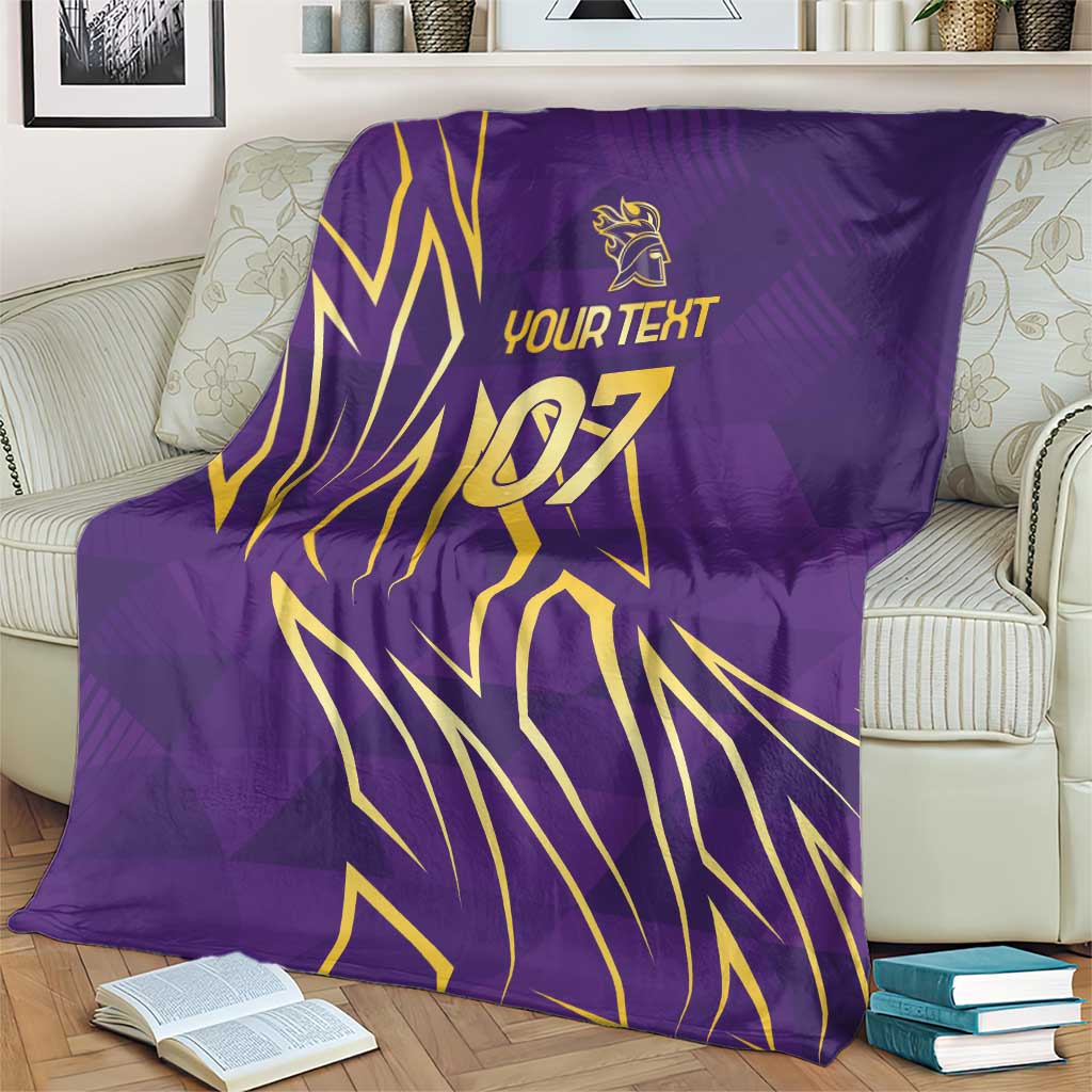 Trinbago Cricket Custom Blanket TKR Quadruple Champion - Wonder Print Shop