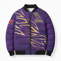 Trinbago Cricket Custom Bomber Puffer Jacket TKR Quadruple Champion - Wonder Print Shop