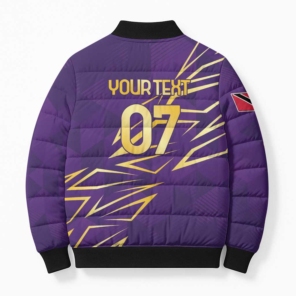 Trinbago Cricket Custom Bomber Puffer Jacket TKR Quadruple Champion - Wonder Print Shop