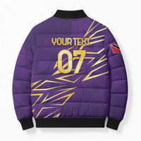 Trinbago Cricket Custom Bomber Puffer Jacket TKR Quadruple Champion - Wonder Print Shop