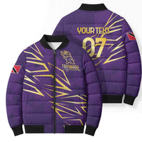 Trinbago Cricket Custom Bomber Puffer Jacket TKR Quadruple Champion - Wonder Print Shop