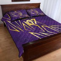 Trinbago Cricket Custom Quilt Bed Set TKR Quadruple Champion - Wonder Print Shop