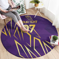 Trinbago Cricket Custom Round Carpet TKR Quadruple Champion - Wonder Print Shop