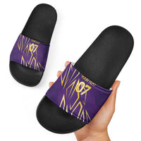 Trinbago Cricket Custom Slide Sandals TKR Quadruple Champion - Wonder Print Shop