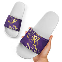 Trinbago Cricket Custom Slide Sandals TKR Quadruple Champion - Wonder Print Shop