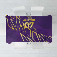 Trinbago Cricket Custom Tablecloth TKR Quadruple Champion - Wonder Print Shop