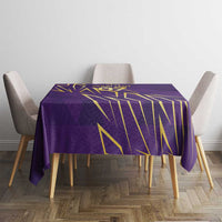 Trinbago Cricket Custom Tablecloth TKR Quadruple Champion - Wonder Print Shop