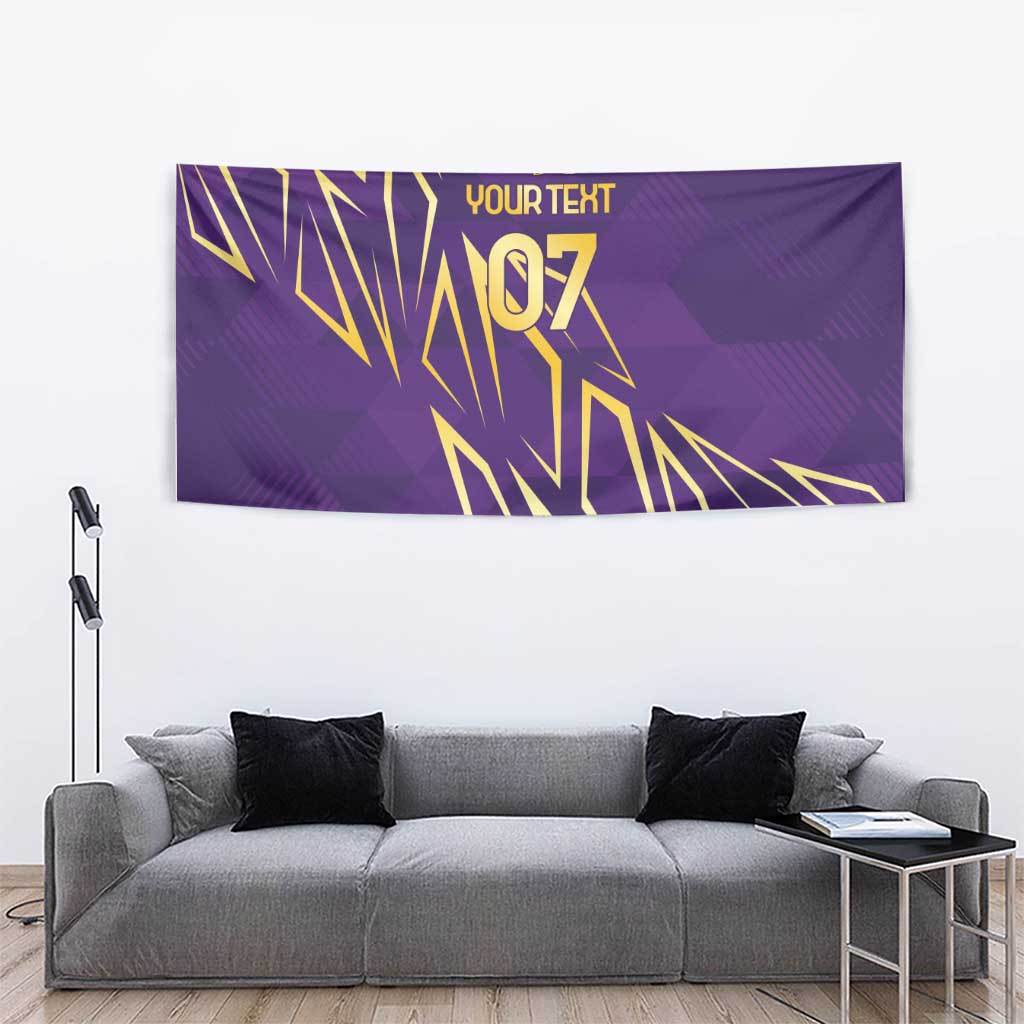 Trinbago Cricket Custom Tapestry TKR Quadruple Champion - Wonder Print Shop