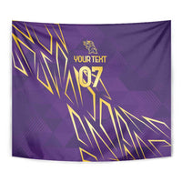 Trinbago Cricket Custom Tapestry TKR Quadruple Champion - Wonder Print Shop
