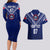 Personalised Samoa Rugby Couples Matching Long Sleeve Bodycon Dress and Hawaiian Shirt World Cup 2023 Siamupini Siva Tau LT7 - Wonder Print Shop