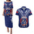 Personalised Samoa Rugby Couples Matching Puletasi Dress and Hawaiian Shirt World Cup 2023 Siamupini Siva Tau LT7 - Wonder Print Shop