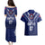 Personalised Samoa Rugby Couples Matching Puletasi Dress and Hawaiian Shirt World Cup 2023 Siamupini Siva Tau LT7 - Wonder Print Shop