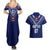 Personalised Samoa Rugby Couples Matching Summer Maxi Dress and Hawaiian Shirt World Cup 2023 Siamupini Siva Tau LT7 - Wonder Print Shop