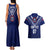 Personalised Samoa Rugby Couples Matching Tank Maxi Dress and Hawaiian Shirt World Cup 2023 Siamupini Siva Tau LT7 - Wonder Print Shop