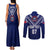 Personalised Samoa Rugby Couples Matching Tank Maxi Dress and Long Sleeve Button Shirts World Cup 2023 Siamupini Siva Tau LT7 - Wonder Print Shop