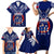 Personalised Samoa Rugby Family Matching Short Sleeve Bodycon Dress and Hawaiian Shirt World Cup 2023 Siamupini Siva Tau - Wonder Print Shop