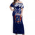 Personalised Samoa Rugby Off Shoulder Maxi Dress World Cup 2023 Siamupini Siva Tau - Wonder Print Shop