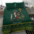 Personalised South Africa Christmas Bedding Set Bokke Merry Braai-mas