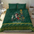 Personalised South Africa Christmas Bedding Set Bokke Merry Braai-mas