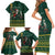 Personalised South Africa Christmas Family Matching Short Sleeve Bodycon Dress and Hawaiian Shirt Bokke Merry Braai-mas - Wonder Print Shop