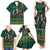 Personalised South Africa Christmas Family Matching Tank Maxi Dress and Hawaiian Shirt Bokke Merry Braai-mas - Wonder Print Shop