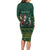 Personalised South Africa Christmas Long Sleeve Bodycon Dress Bokke Merry Braai-mas - Wonder Print Shop