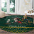 Personalised South Africa Christmas Round Carpet Bokke Merry Braai-mas