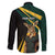 South Africa Personalised Family Matching Long Sleeve Bodycon Dress and Hawaiian Shirt Springbok Mascot Dynamic LT7 - Wonder Print Shop