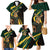 South Africa Personalised Family Matching Mermaid Dress and Hawaiian Shirt Springbok Mascot Dynamic LT7 - Wonder Print Shop