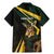 South Africa Personalised Family Matching Mermaid Dress and Hawaiian Shirt Springbok Mascot Dynamic LT7 - Wonder Print Shop