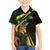 South Africa Personalised Family Matching Off Shoulder Short Dress and Hawaiian Shirt Springbok Mascot Dynamic LT7 - Wonder Print Shop