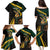 South Africa Personalised Family Matching Puletasi and Hawaiian Shirt Springbok Mascot Dynamic - Wonder Print Shop