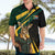 South Africa Personalised Hawaiian Shirt Springbok Mascot Dynamic - Wonder Print Shop