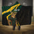 South Africa Personalised Hooded Blanket Springbok Mascot Dynamic