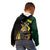 South Africa Personalised Kid Hoodie Springbok Mascot Dynamic - Wonder Print Shop