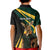 South Africa Personalised Kid Polo Shirt Springbok Mascot Dynamic - Wonder Print Shop