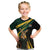 South Africa Personalised Kid T Shirt Springbok Mascot Dynamic - Wonder Print Shop