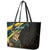 South Africa Personalised Leather Tote Bag Springbok Mascot Dynamic - Wonder Print Shop